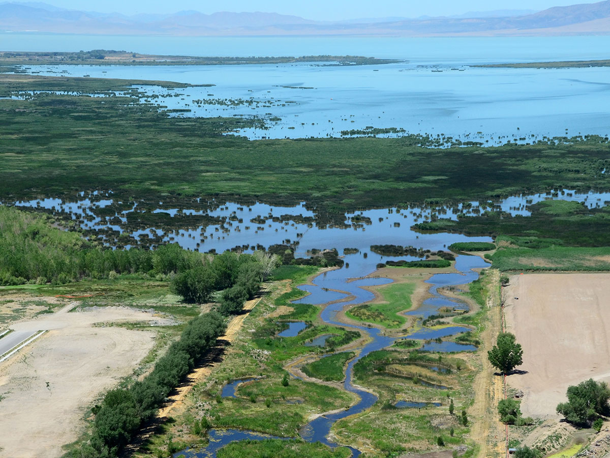 Hobble Creek, aerial view