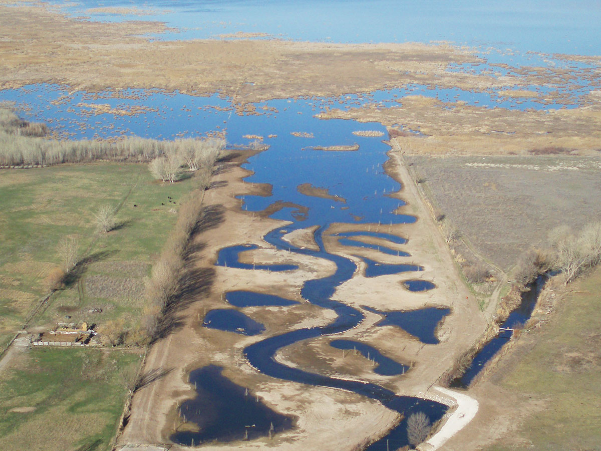 Hobble Creek, aerial view